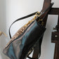 Dior sac à main Lady Dior en cuir verni et fausse fourrure léopard