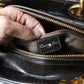 Dior sac à main Lady Dior en cuir verni et fausse fourrure léopard
