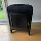 Gucci valise cabine rigide en tissu monogrammé GG et cuir grainé noir neuve