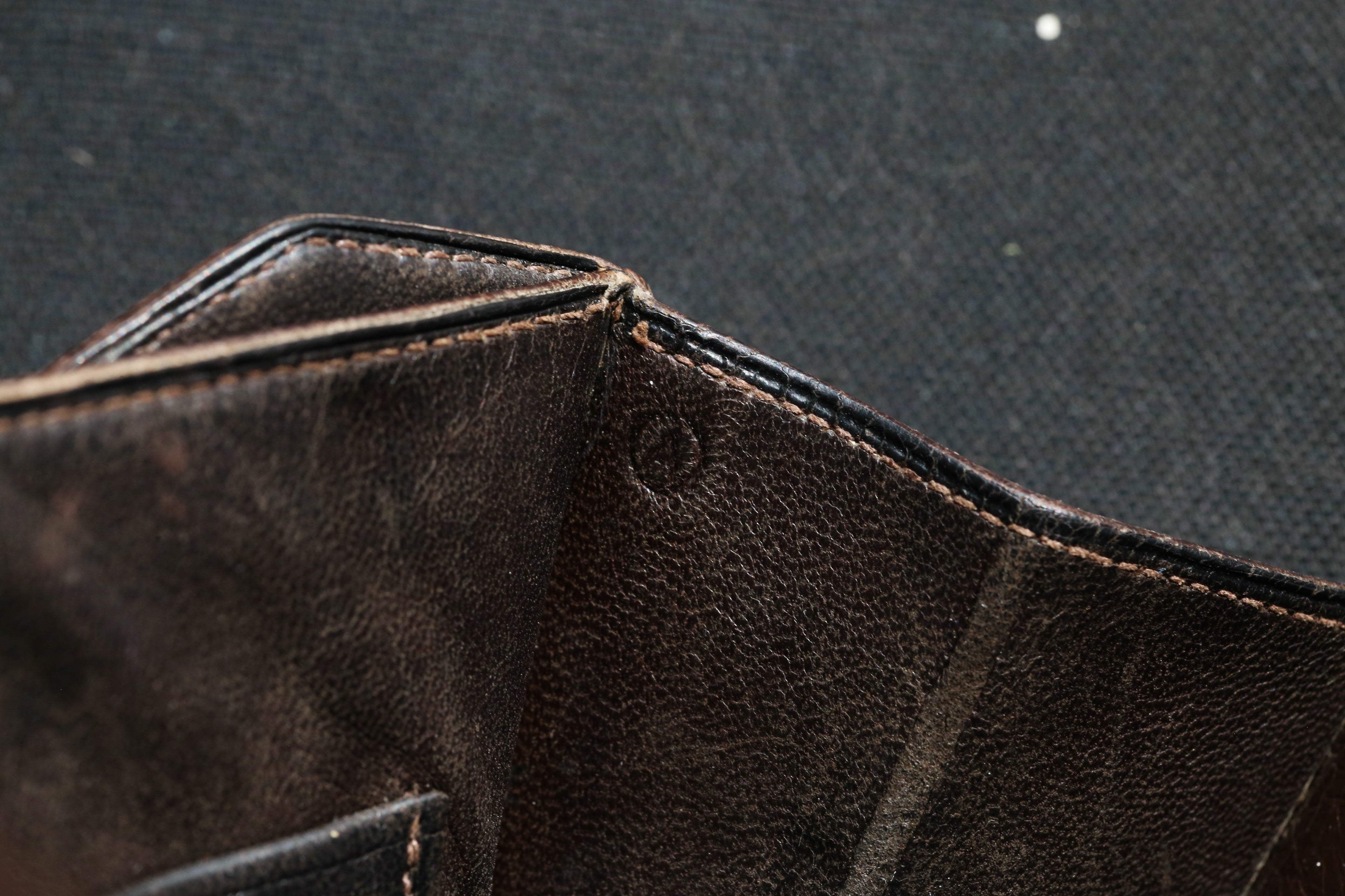 Sac à main vintage Hermès modèle escale en box marron