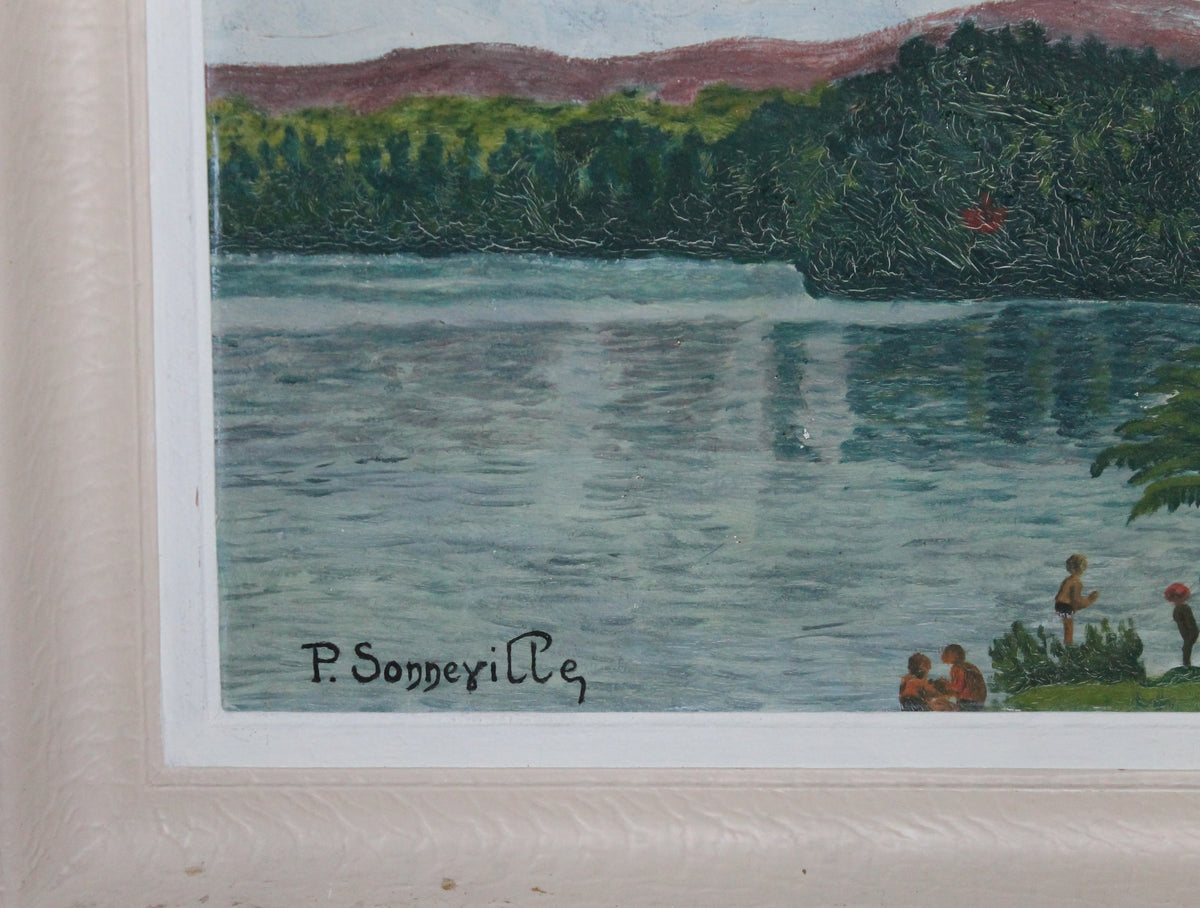P. Sonneville "Holidays at the lake"