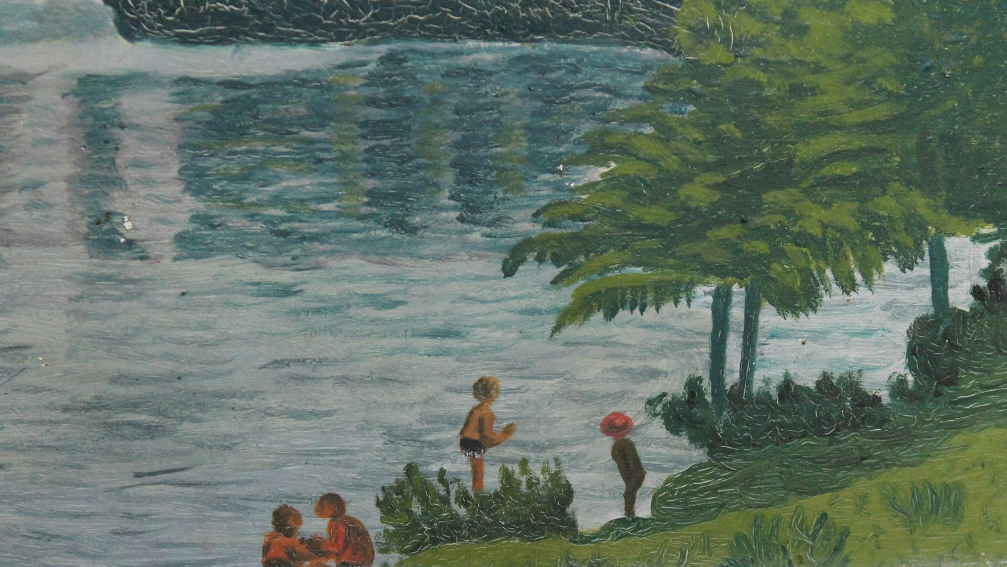 P. Sonneville "Holidays at the lake"