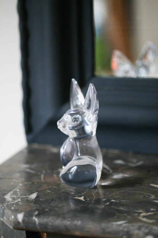 Daum France figurine en cristal représentant un fennec