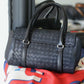 Bottega Veneta sac à main en cuir bleu marine