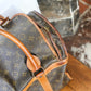 Louis Vuitton sac de voyage vintage pour chat / petit chien