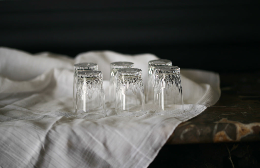 6 verres à liqueur en cristal Baccarat modèle Richelieu