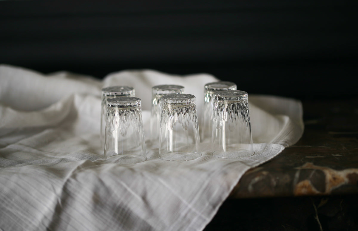 6 verres à liqueur en cristal Baccarat modèle Richelieu