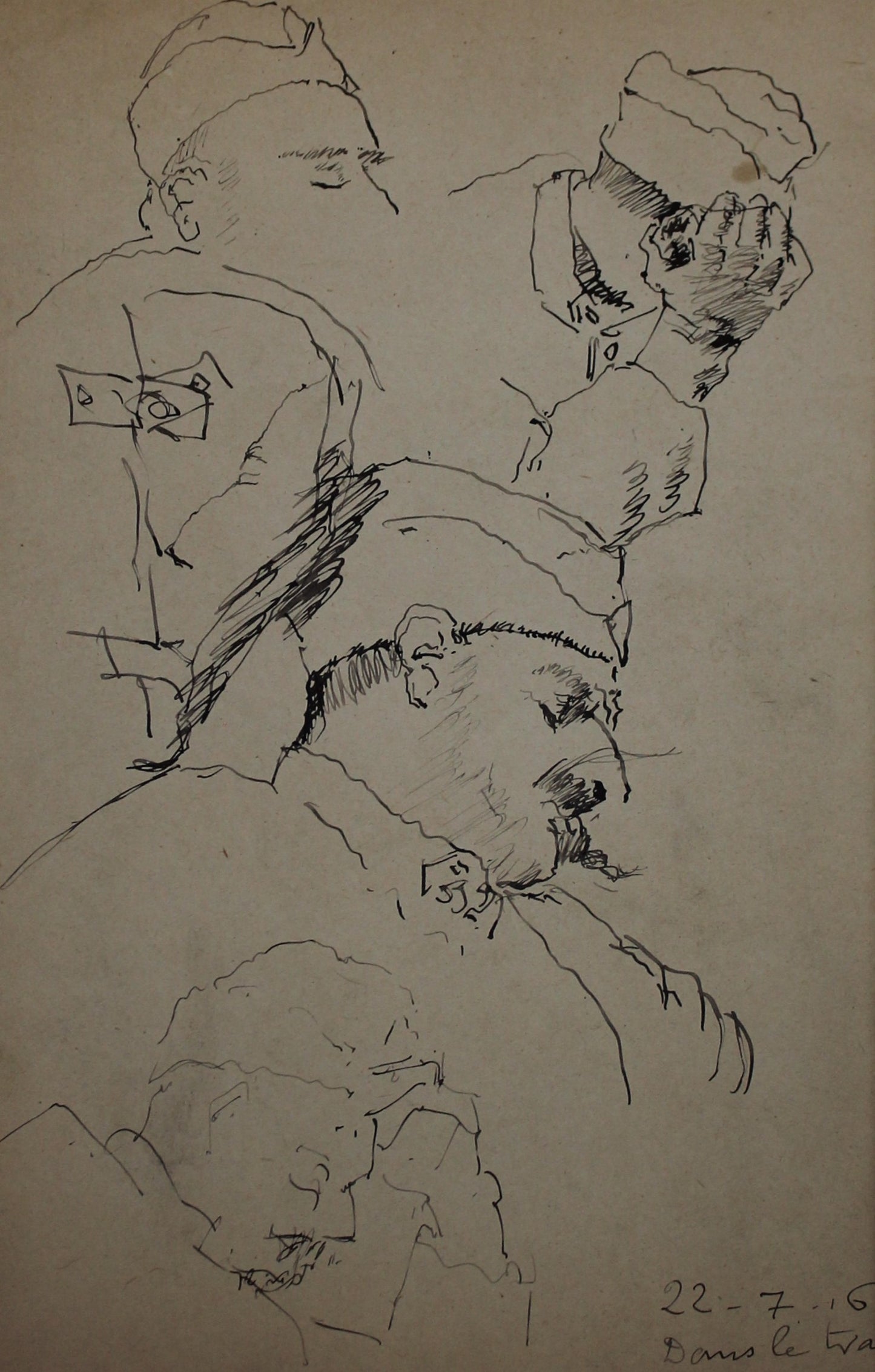 Drawing by Georges Pradelle