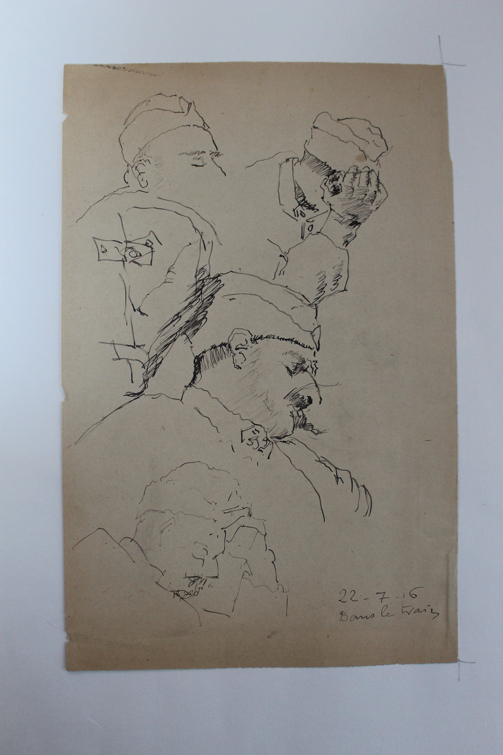 Georges Pradelle (1865-1934/35) "Les poilus" 1916