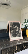 Gravure "la marchande de fleurs" Karl Wagner (1839 - 1929) signée
