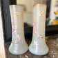 Paire de vases à motif de fleurs par Legras fin XIXe début XXe siècle